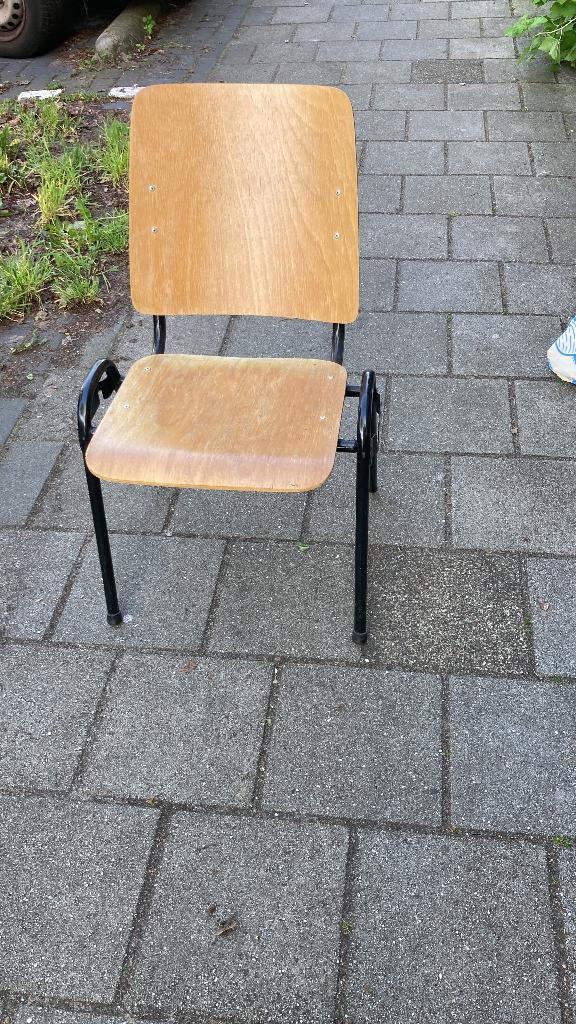Stoelen, Gebruikt, Overige kleuren, Ophalen of Verzenden, Schoolstoel