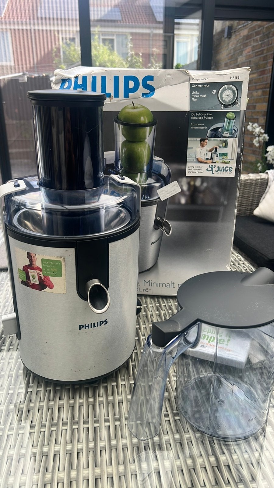 Philips juicers, Witgoed en Apparatuur, Ophalen of Verzenden, Zo goed als nieuw, Elektrisch