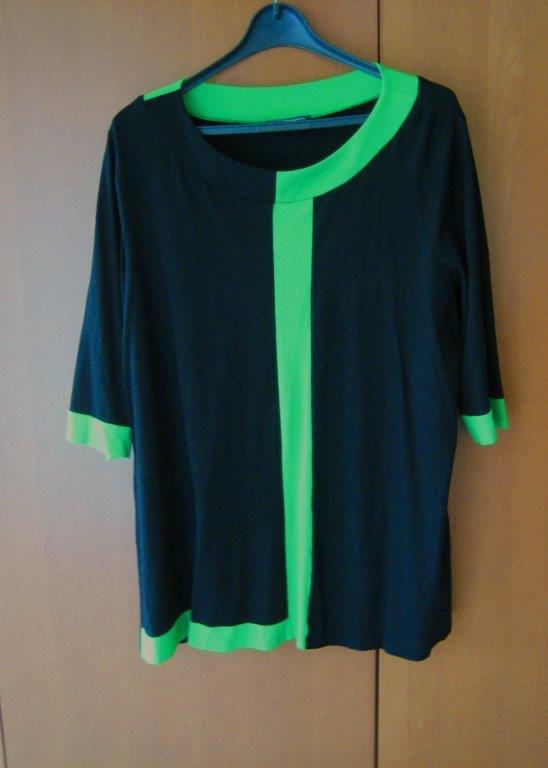 Prachtig zwart-groen tuniekshirt DORIS STREICH 50 snazzeys, Verzenden, Nieuw, Blouse of Tuniek, Doris Streich
