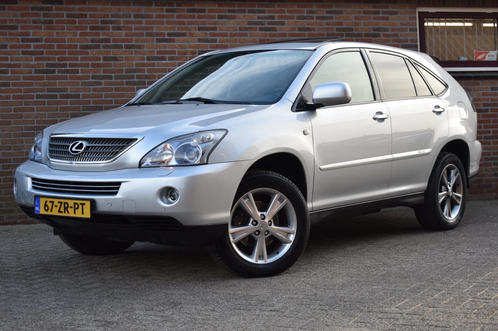 Lexus RX 400h Executive '08 Leder Xenon Clima Navi Cruise In, Auto's, Lexus, Automaat, 3311 cc, Gebruikt, Zwart