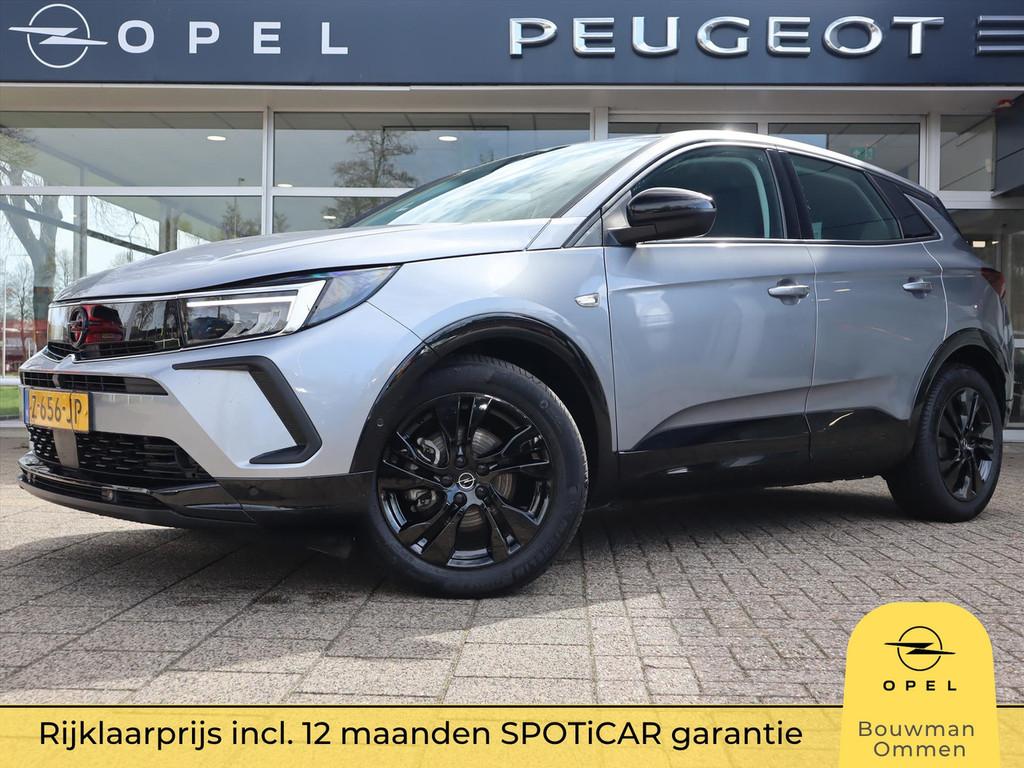 Opel Grandland GS Turbo Hybrid 145pk eDCT Automaat, Rijkaarp, Auto's, 1199 cc, 1436 kg, Origineel Nederlands, 144 pk
