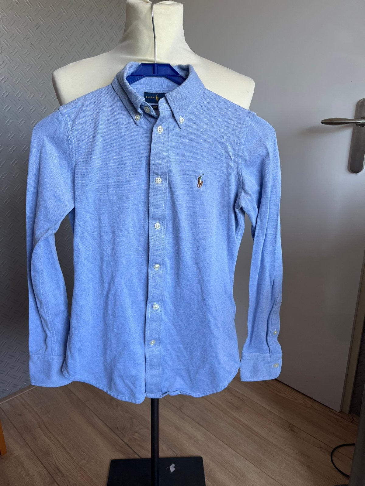 Polo ralph lauren blouse xs, Ophalen of Verzenden, Gedragen, Maat 34 (XS) of kleiner, Blauw