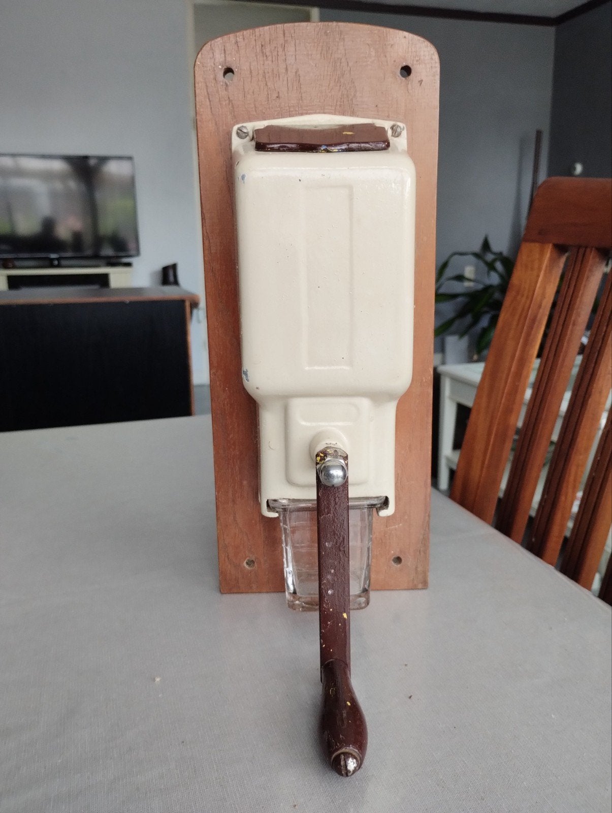 Antieke koffiemolen geheel intact, Ophalen of Verzenden