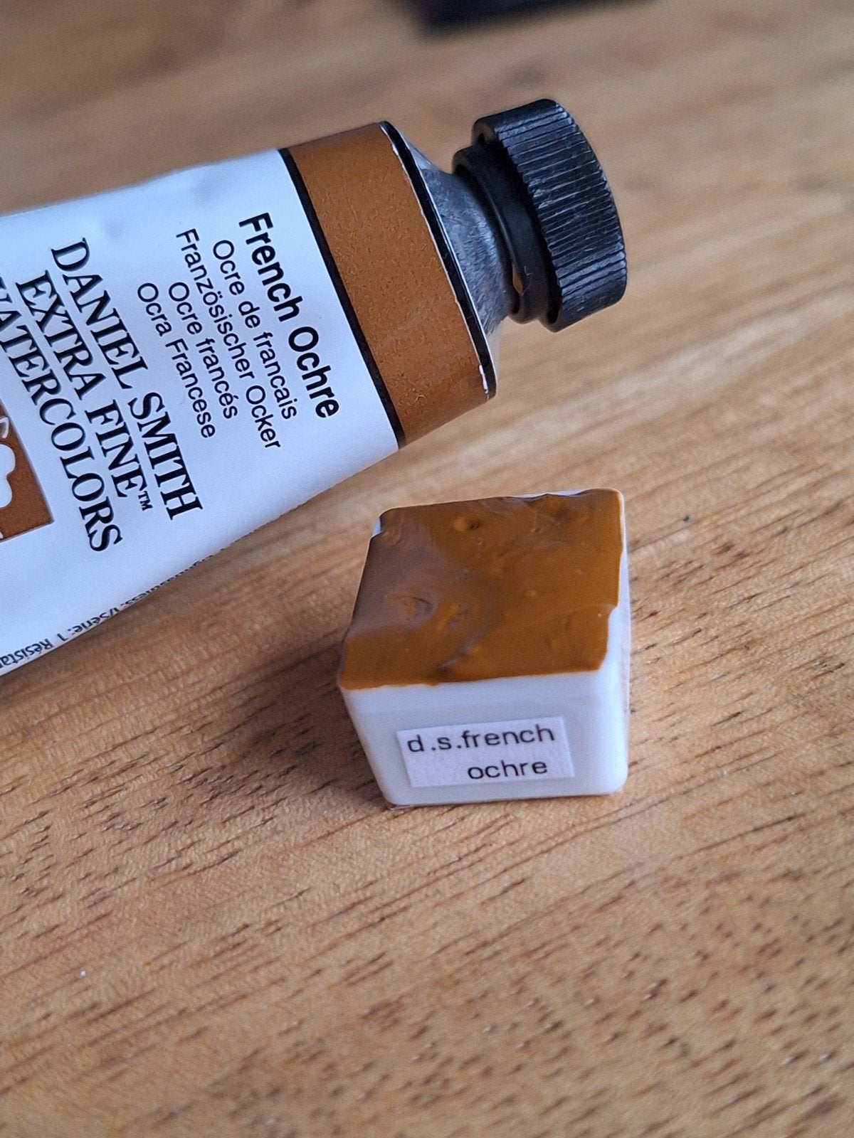Daniel Smith French Ochre aquarelverf ½ napje, Hobby en Vrije tijd, Ophalen of Verzenden, Nieuw, Waterverf