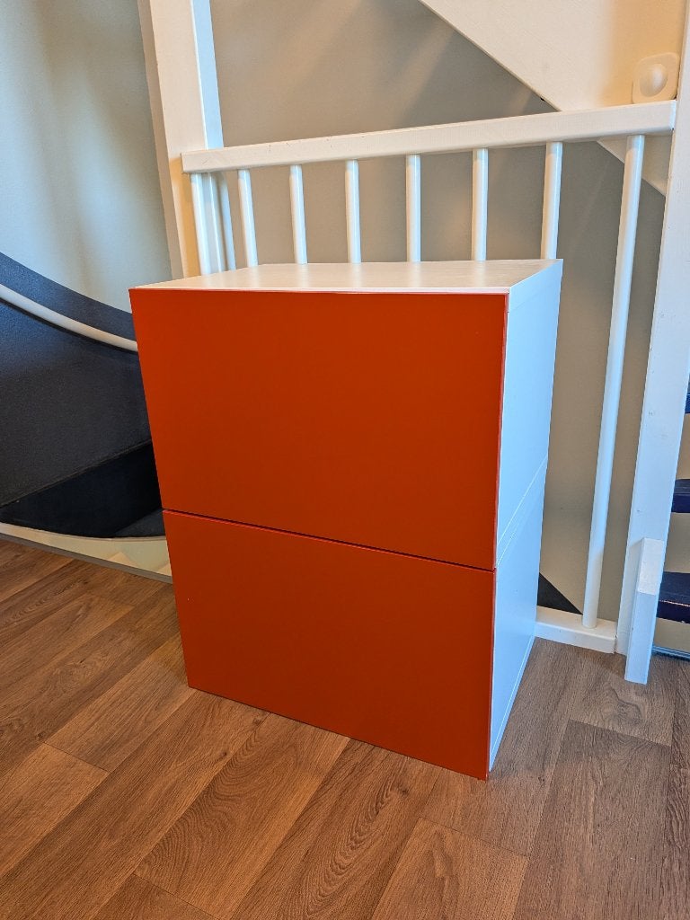 IKEA Besta kast oranje softclose - set van 6 kasten, Ophalen, Minder dan 150 cm, Minder dan 100 cm, 25 tot 50 cm
