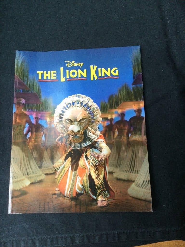 Disney The Lion King Musical Programma Boek, Ballet of Musical, Disney Theatrical Productions, Ophalen of Verzenden, Zo goed als nieuw