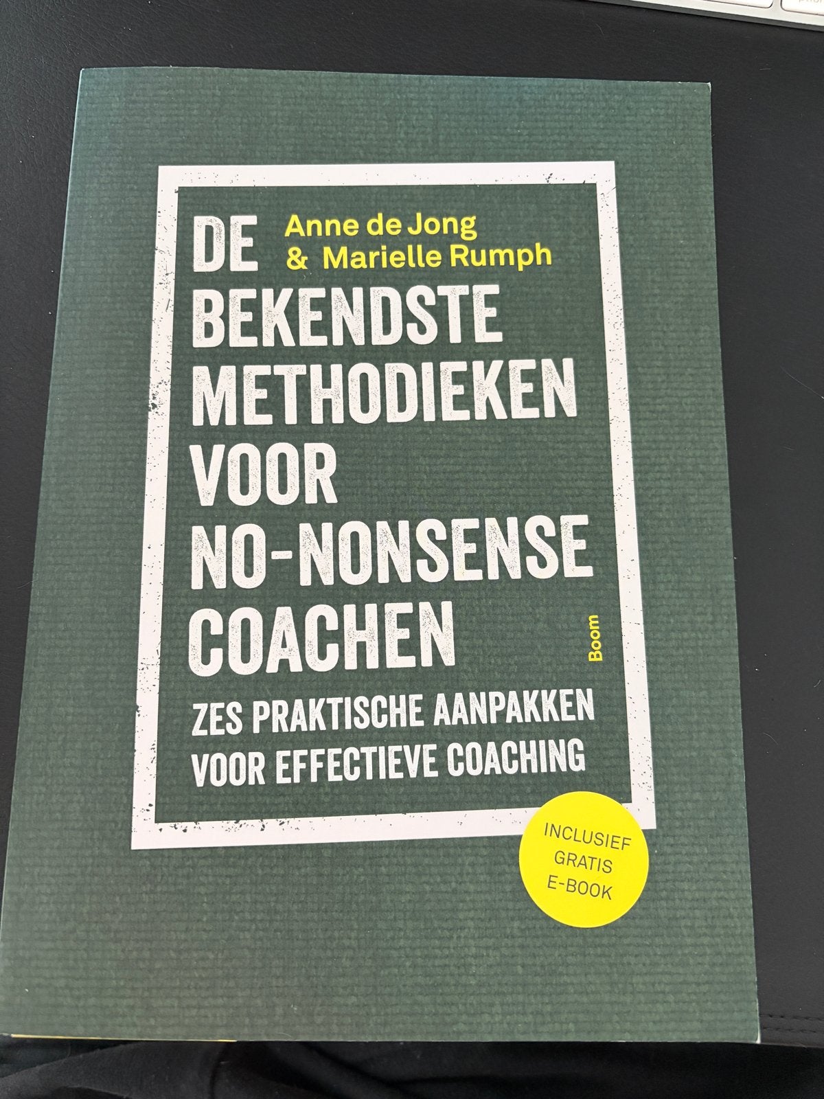 De Bekendste Methodieken voor No-Nonsense Coachen, Ophalen of Verzenden, Zo goed als nieuw