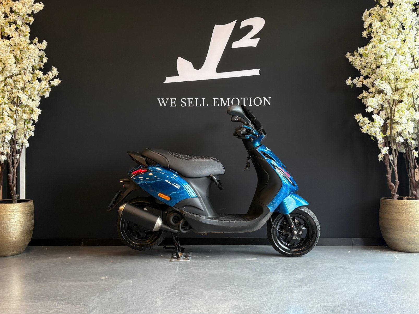 Piaggio Zip | Airbrush Blu | Brom | 2024 | 10.449 km | 1 eig, Gebruikt, ., Maximaal 45 km/u, Zip