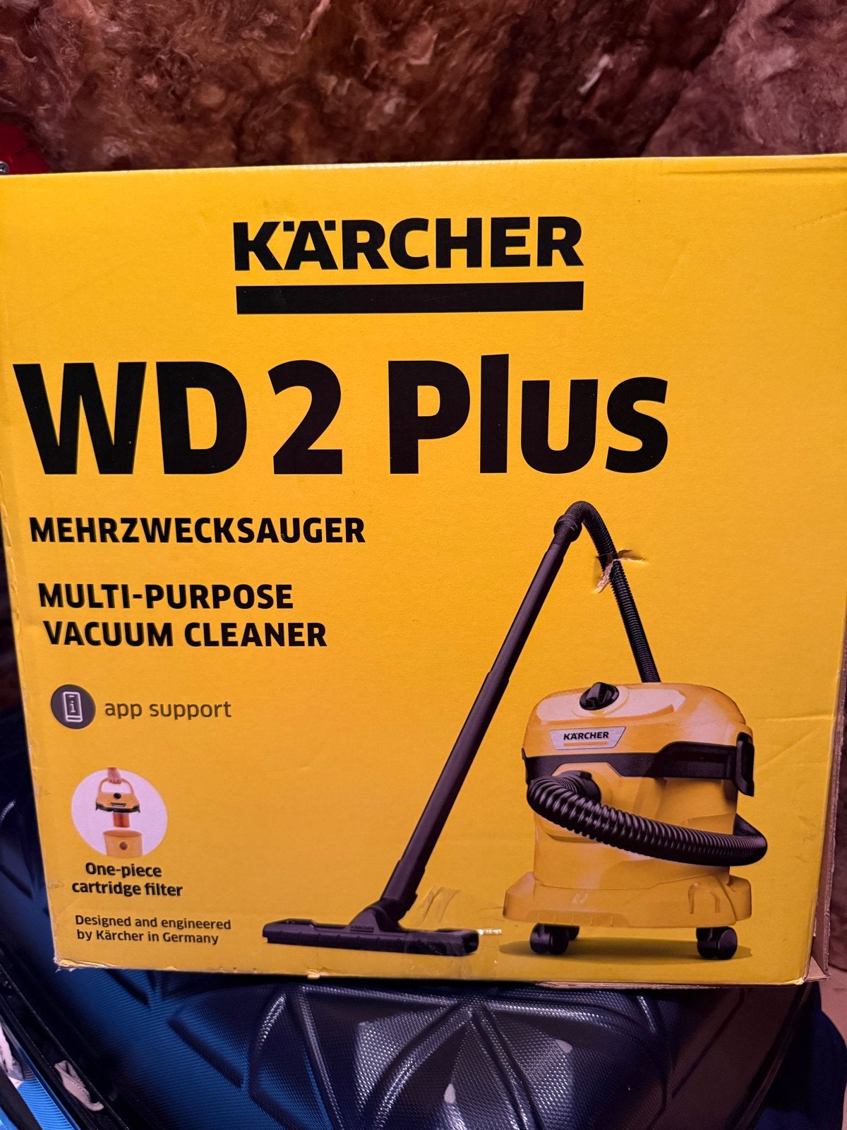 Kärcher WD 2 Plus Multi-purpose stofzuiger, Inclusief accessoires, Kärcher, Nieuw, Industriële stofzuiger