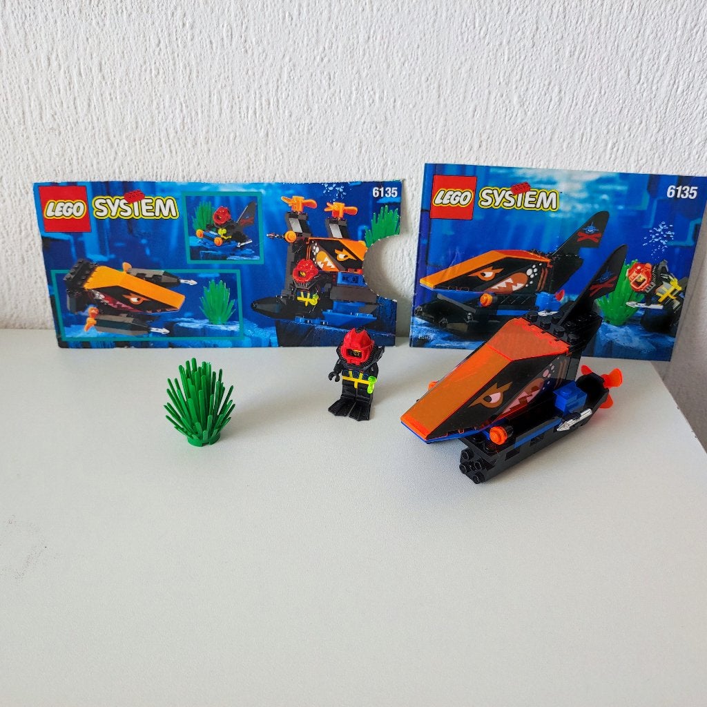 LEGO 6135 - Spy Shark, Compleet, Overige thema's, Lego, Ophalen of Verzenden