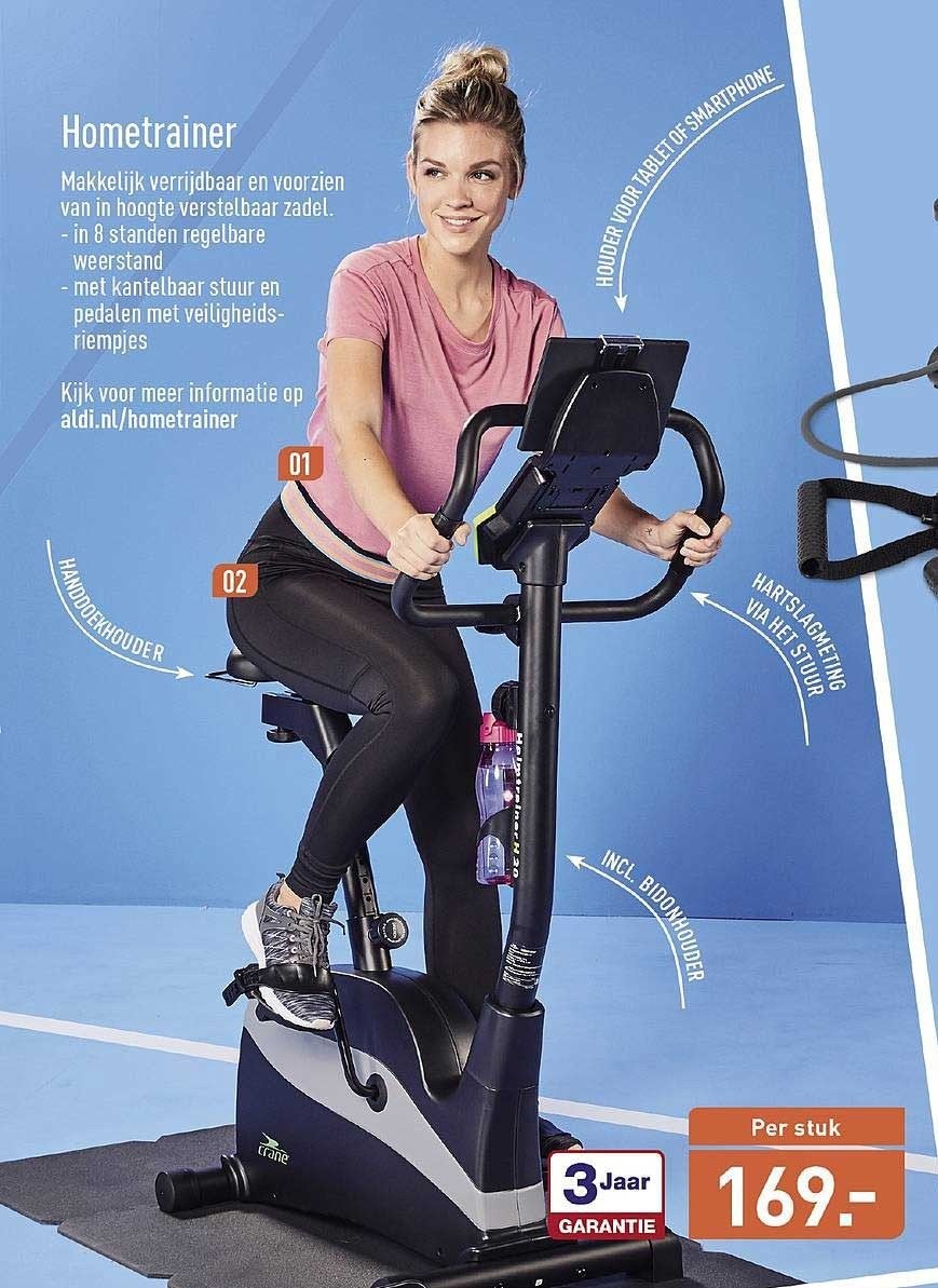 Crane Hometrainer - Zo goed als nieuw, Ophalen, Zo goed als nieuw, Metaal, Benen