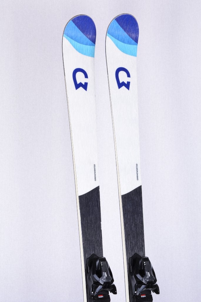 164 cm ski's GRENZWERTIG GIANT, white/blue, grip walk, Overige merken, 160 tot 180 cm, Gebruikt, Verzenden