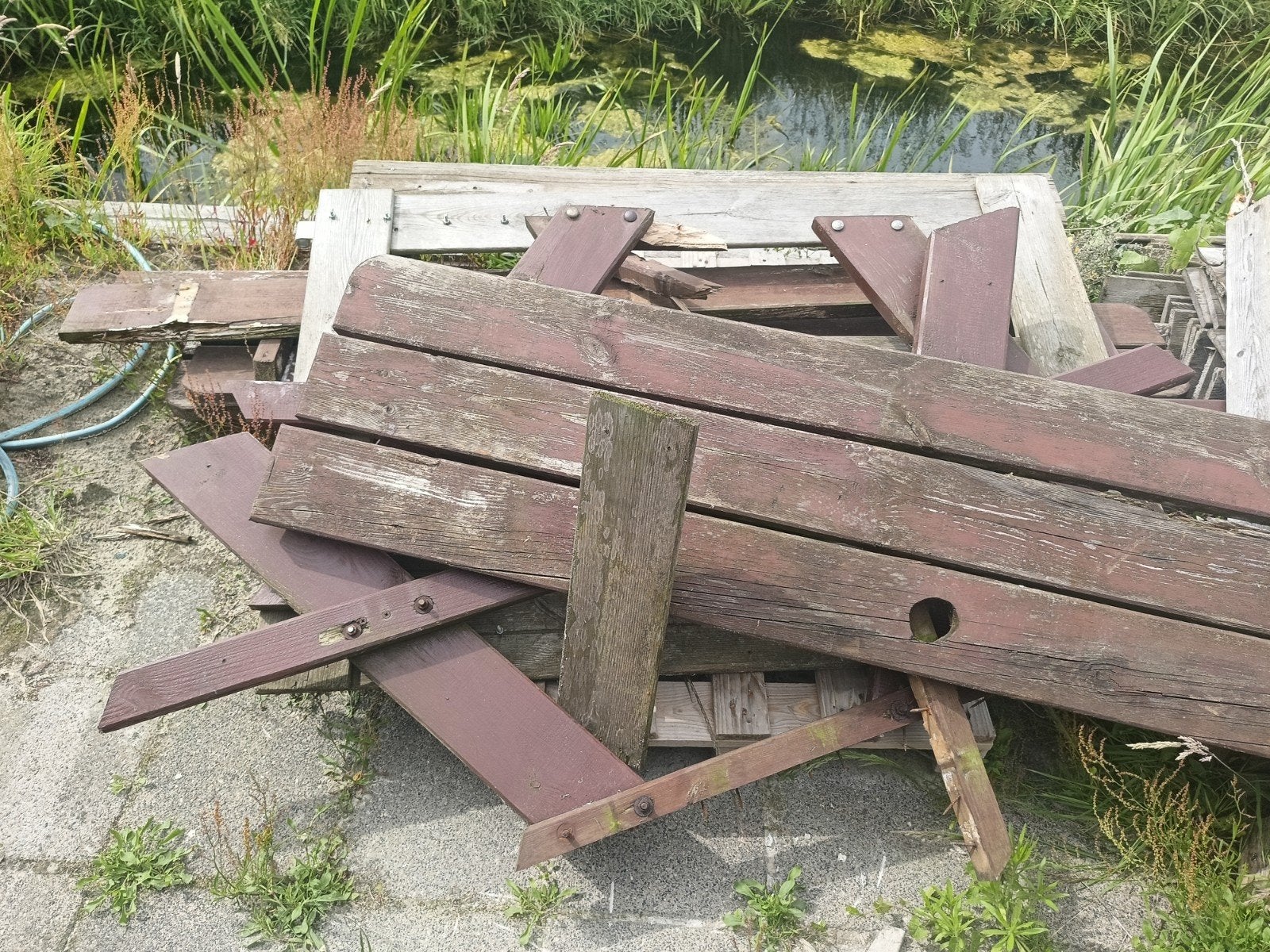 Brandhout - Diverse soorten en maten, Ophalen, Gebruikt, Minder dan 25 mm, Balk