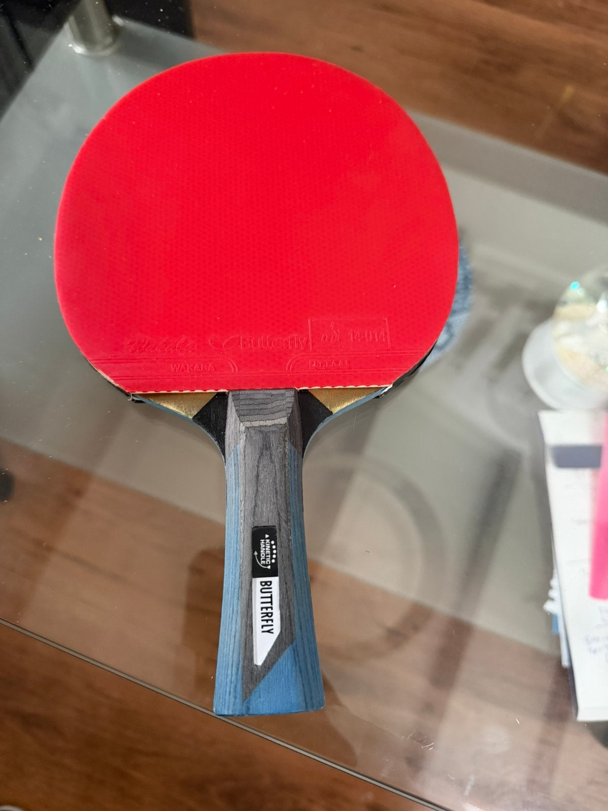 Butterfly TIMO BOLL black TB, Sport en Fitness, Tafeltennis, Ophalen of Verzenden, Zo goed als nieuw, Net, Batje(s) of Balletje(s)