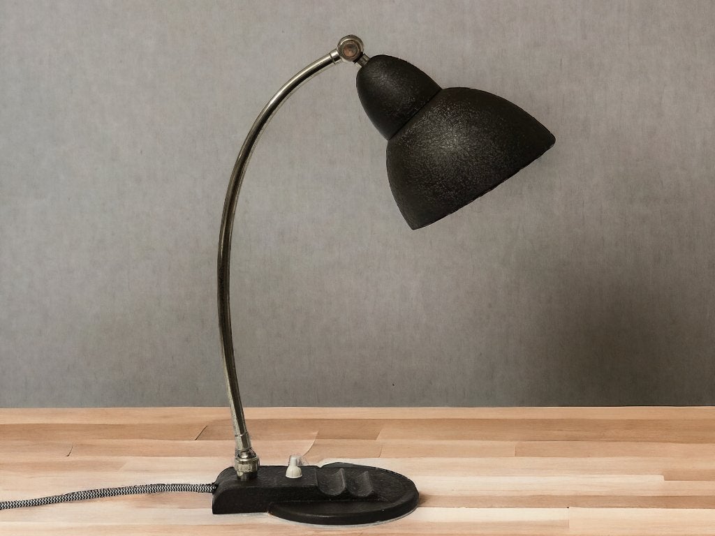 Tafellamp / bureaulamp D.R.P., Bauhaus, jaren 1930, Antiek en Kunst, Ophalen of Verzenden