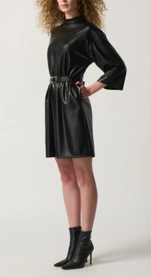 Joseph Ribkoff chique coating jurk zonder riem 38 valt mt 40, Maat 38/40 (M), ., Zwart, Joseph Ribkoff