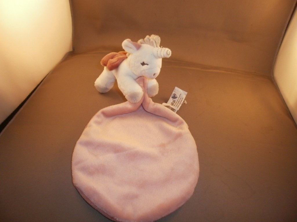 Prénatal unicorn/eenhoorn doekje 2 kleurig roze en grijs/, Eenhoorn, Prénatal, Overige karakters, Ophalen of Verzenden