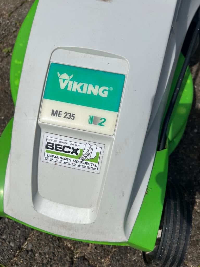 Grasmaaier viking ME 235, Ophalen, Cirkelmaaier, Gebruikt, Elektrische grasmaaier