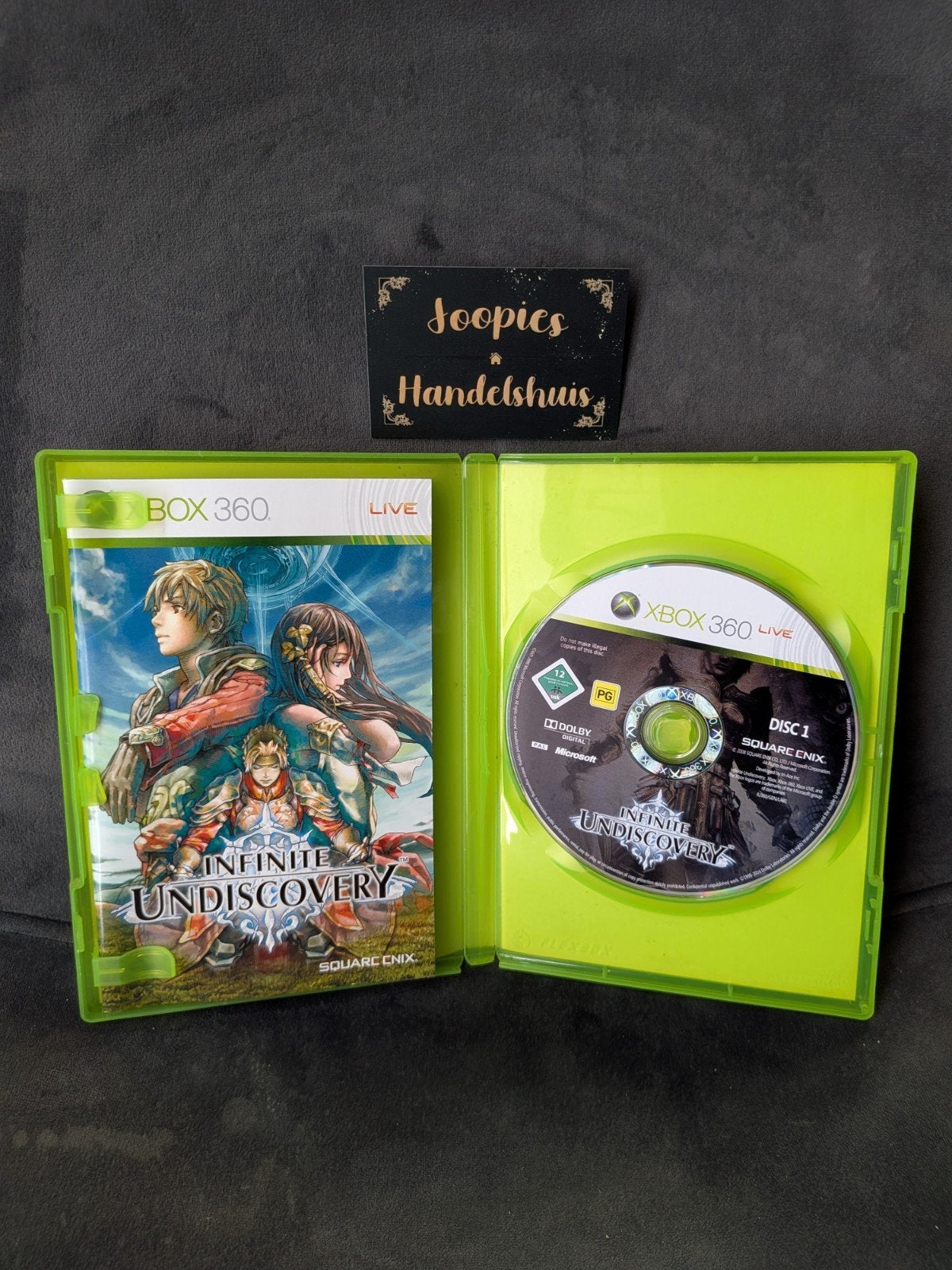 Infinite Undiscovery – Xbox 360 – Compleet 2 Discs, Info@square-enix.com, Ophalen of Verzenden, Zo goed als nieuw, Role Playing Game (Rpg)