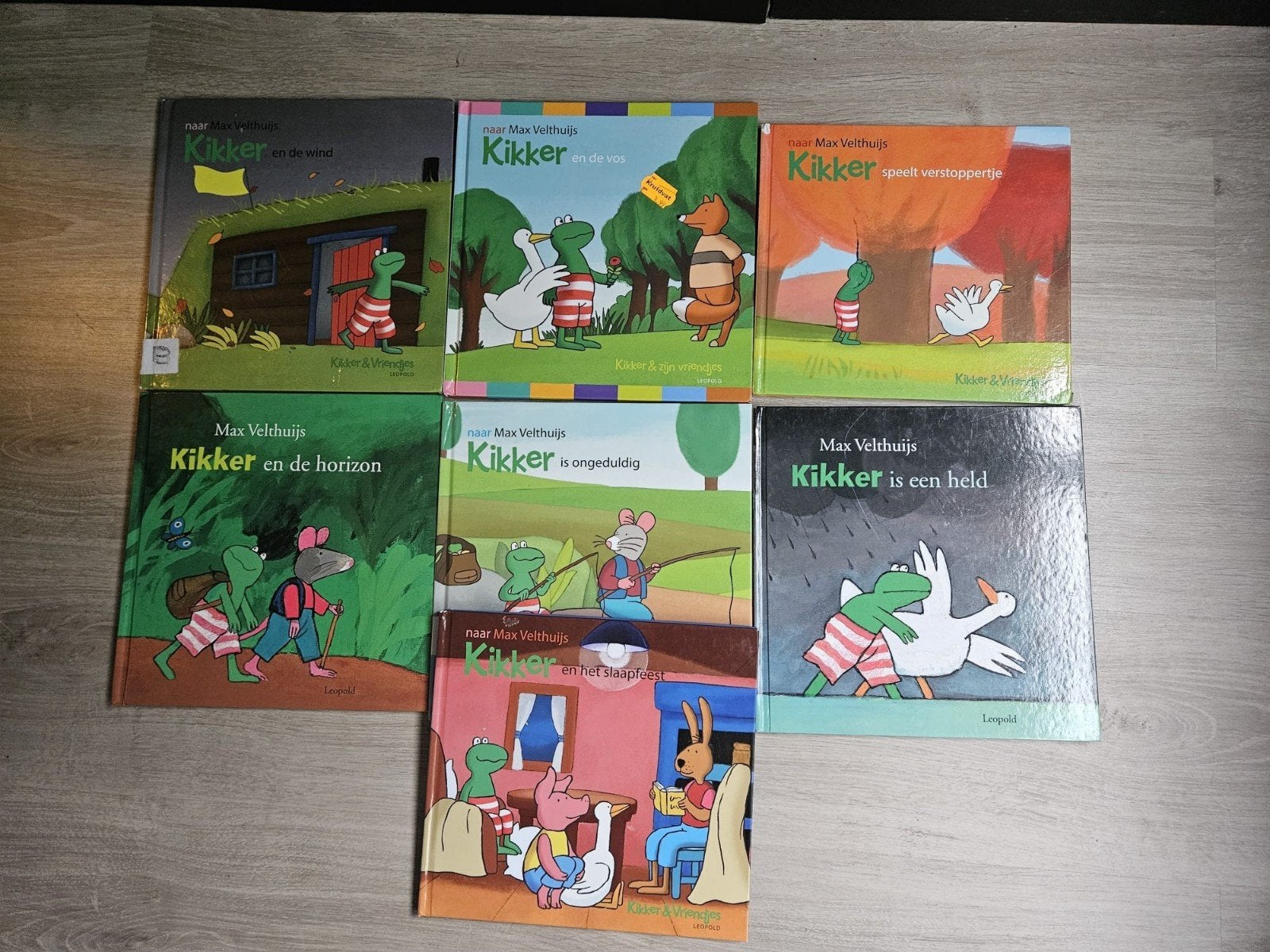 7x Kikker en zijn vriendjes boeken, Ophalen, Zo goed als nieuw