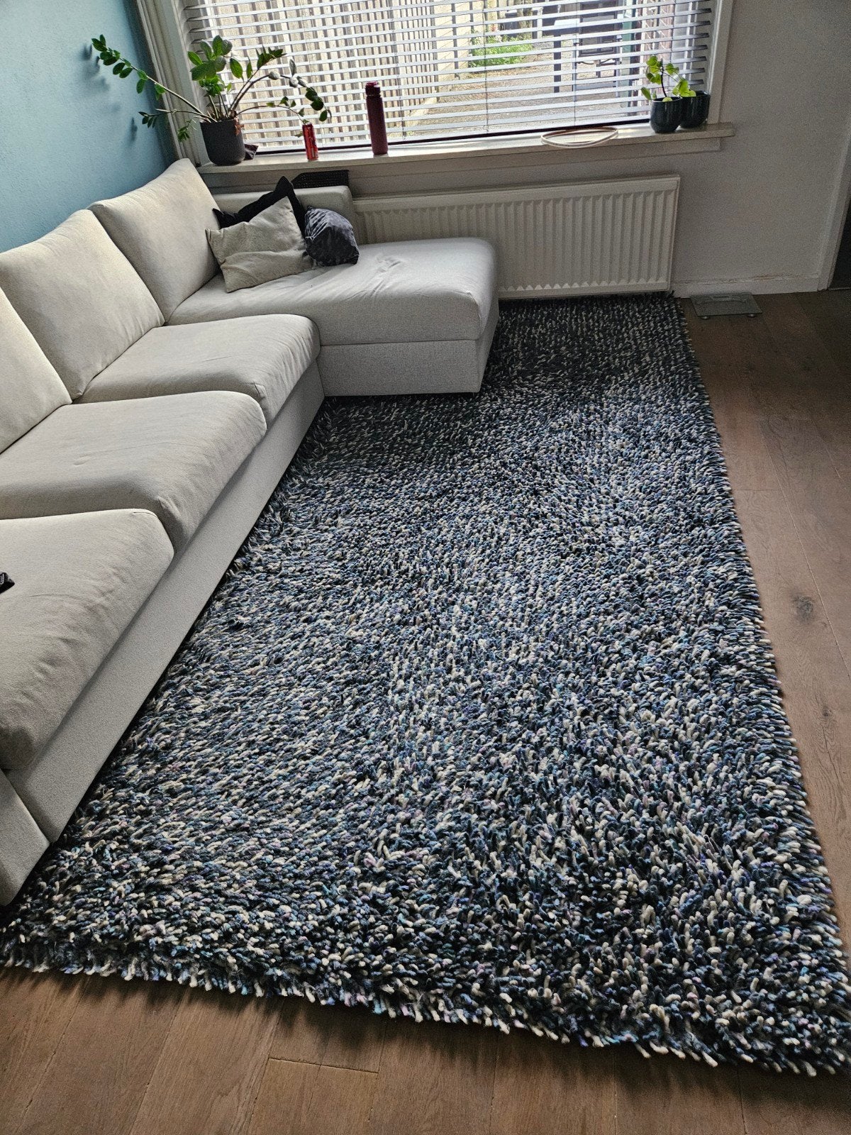 Brink & Campman Rocks Multi Vloerkleed - 250x350 cm, Huis en Inrichting, Ophalen, Gebruikt, Modern, Shaggy, 200 cm of meer