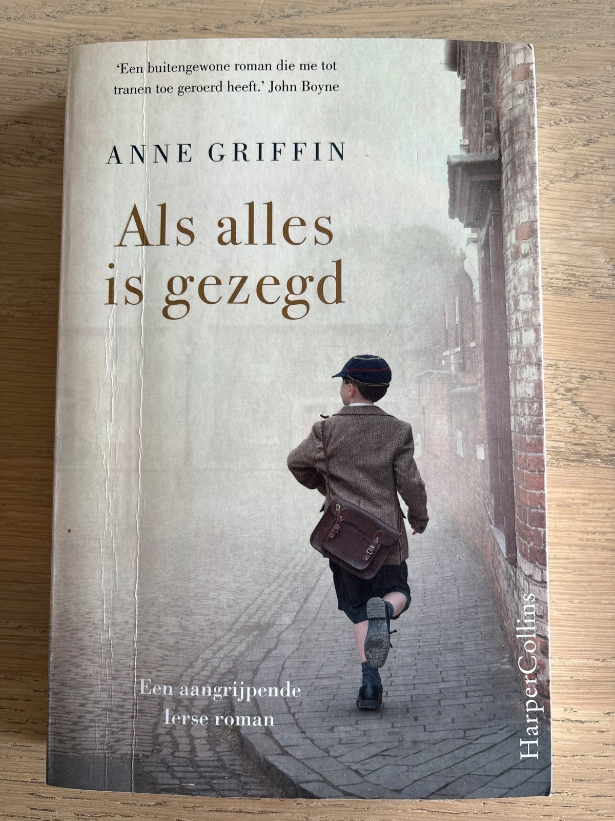 Als alles is gezegd - Anne Griffin (HarperCollins), Ophalen of Verzenden, Zo goed als nieuw, Europa overig