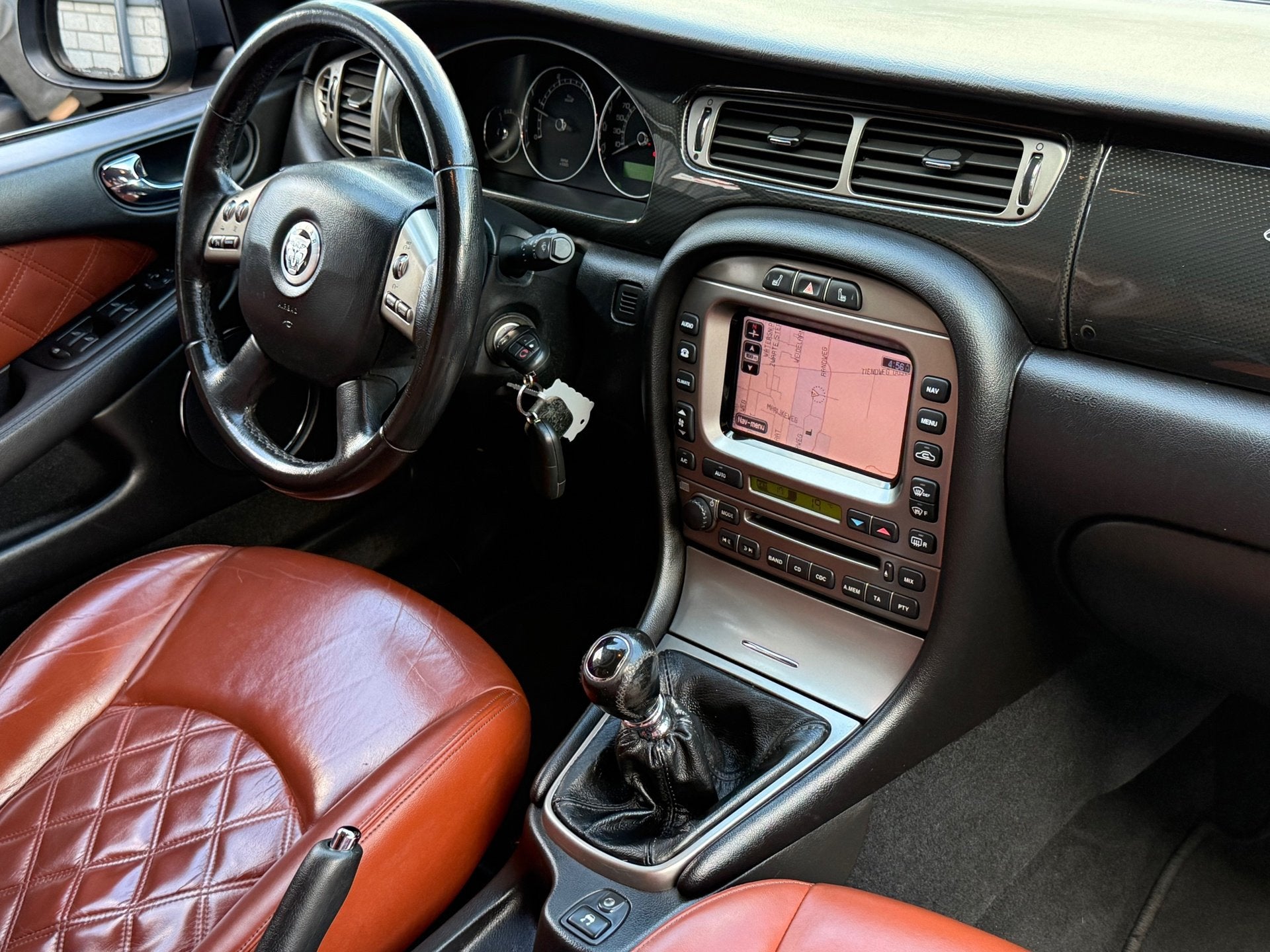 Jaguar X-type 2.2 D Executive Lederbekleding Navi Airco Crui, Auto's, Voorwielaandrijving, Gebruikt, Bedrijf, 168 €/maand