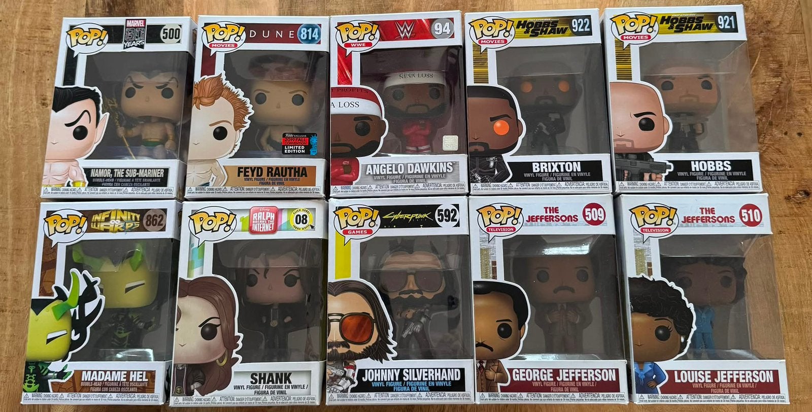 10 Funko pops, Verzamelen, Poppen, Ophalen of Verzenden, Zo goed als nieuw, Pop