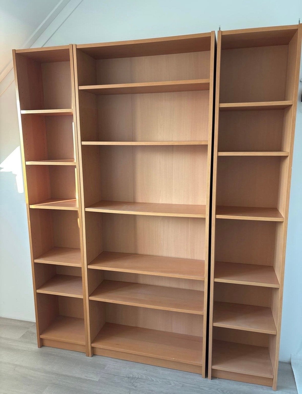 3 IKEA Billy kasten, Ophalen, Met plank(en), Gebruikt, 200 cm of meer