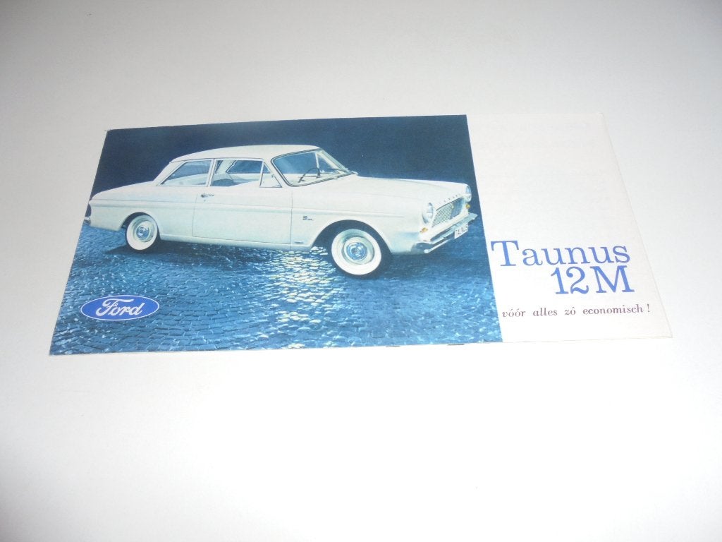brochure Ford Taunus 12 M, Ophalen of Verzenden, Nieuw, Ford