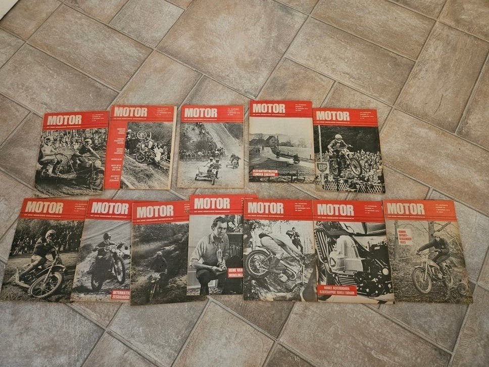 MOTOR tijdschriften - Vintage jaren 70, Ophalen of Verzenden, Gelezen, Sport en Vrije tijd