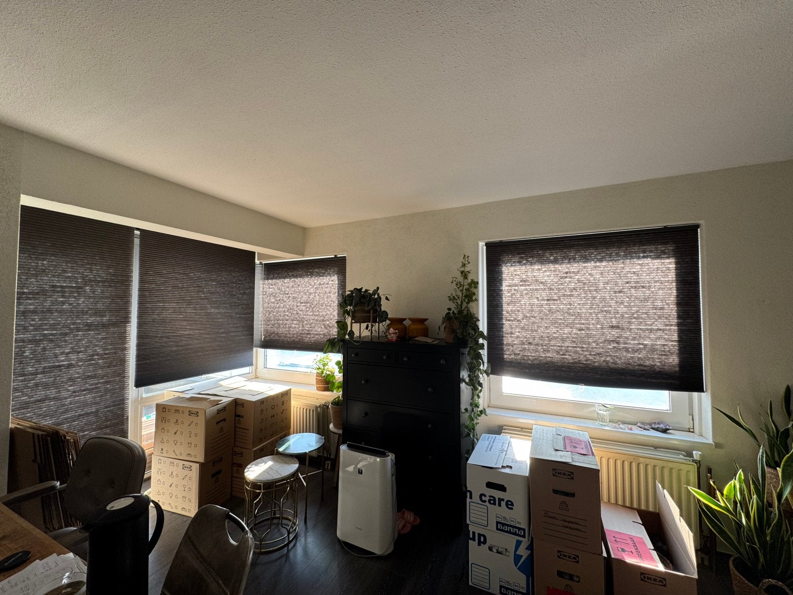 4x plissegordijnen hoppvals IKEA, Ophalen, Zo goed als nieuw