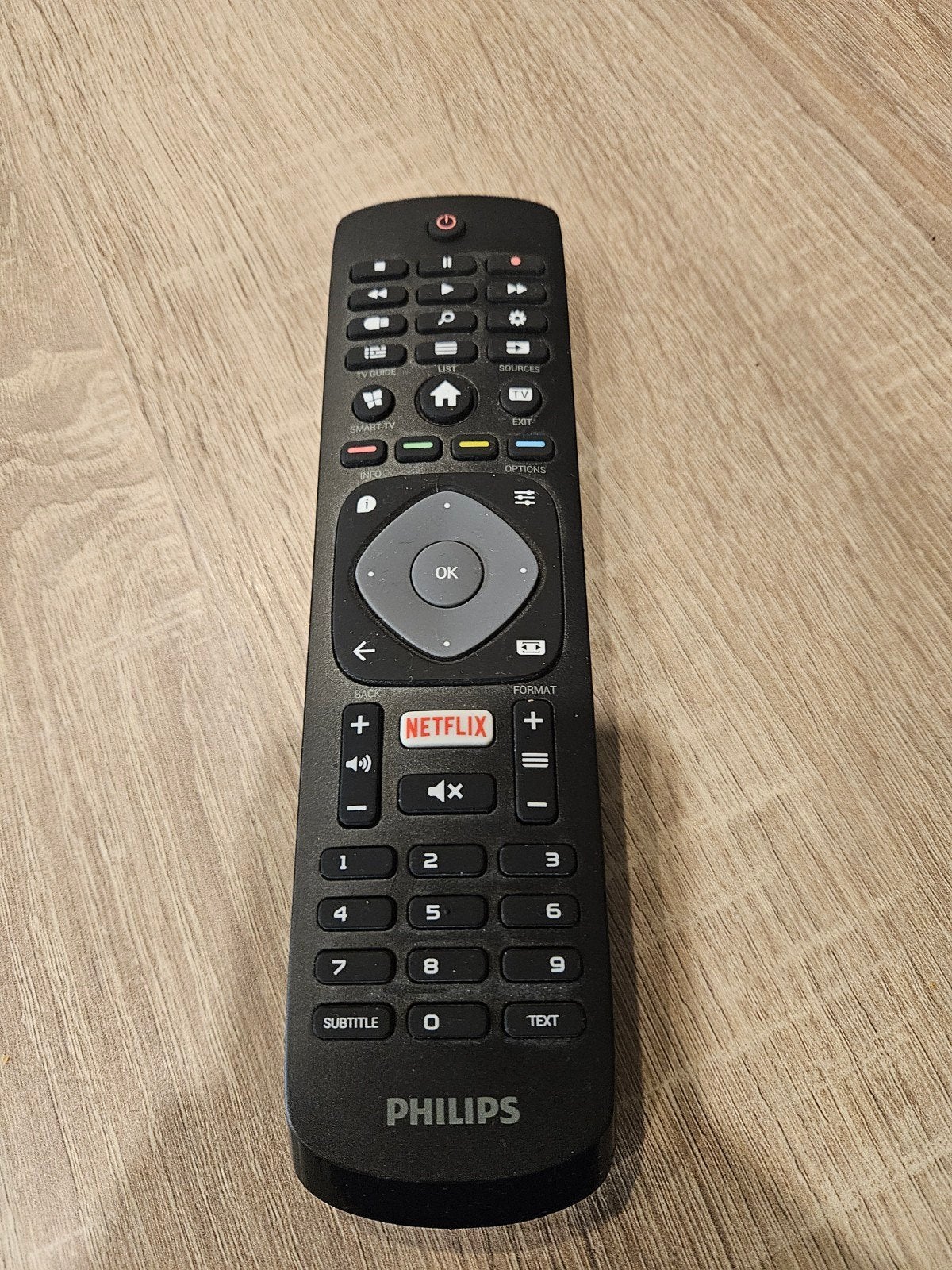 Philips Originele Smart TV Afstandsbediening, Ophalen of Verzenden, Zo goed als nieuw, Origineel, Tv