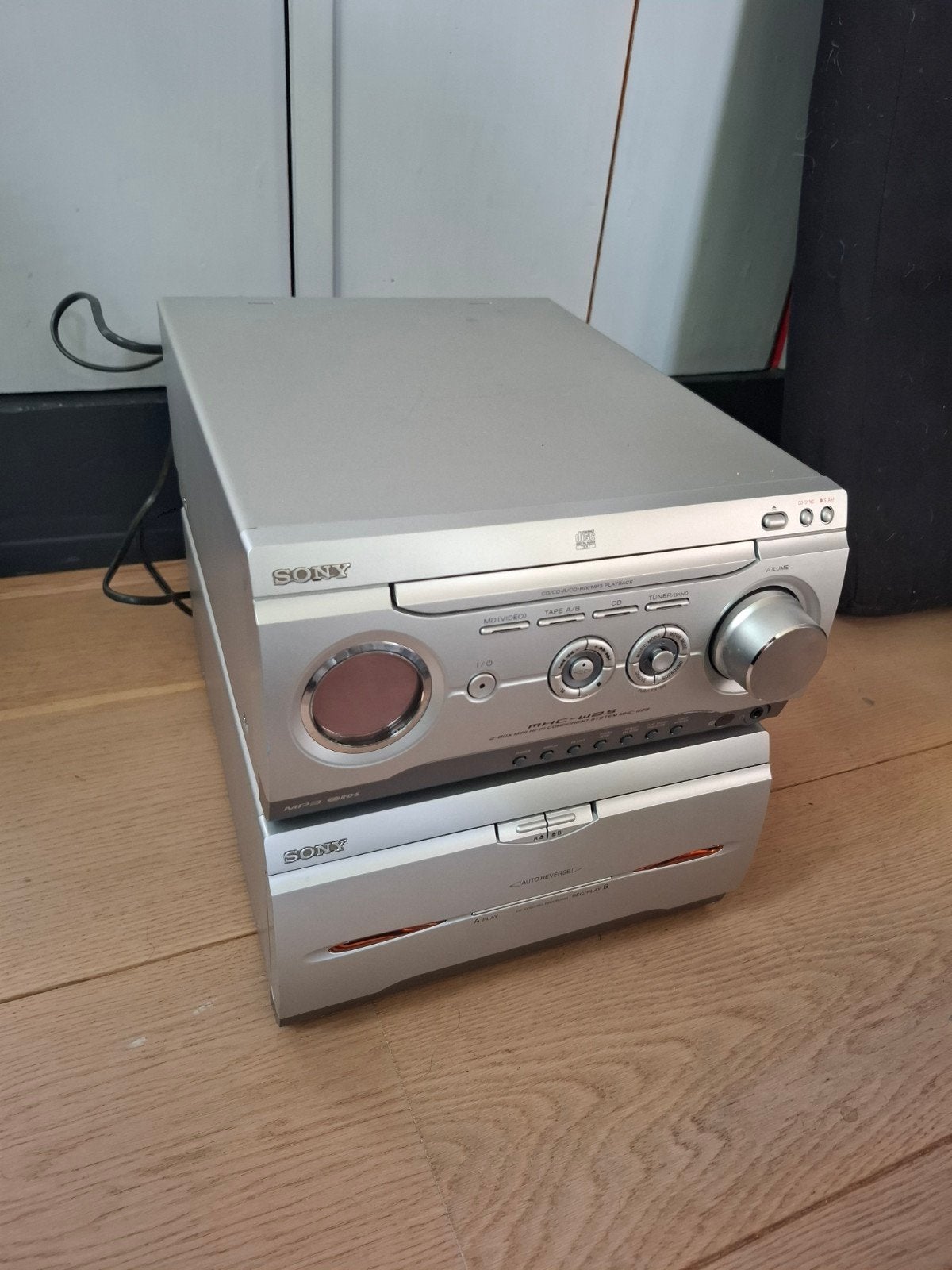 sony MHC WZ5, Ophalen of Verzenden, Zo goed als nieuw, Radio, Met cd-speler
