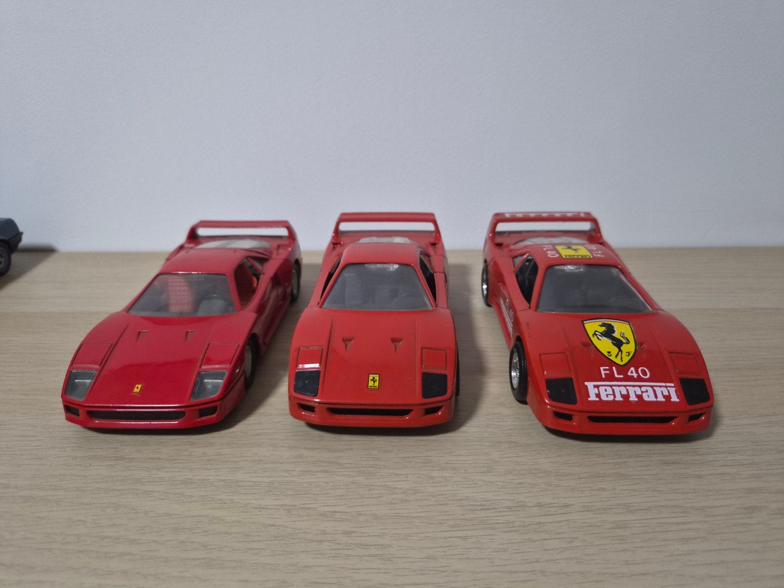 Set van 3 Ferrari F40 modelauto's 1:24, Ophalen of Verzenden, Gebruikt, Auto, Overige merken