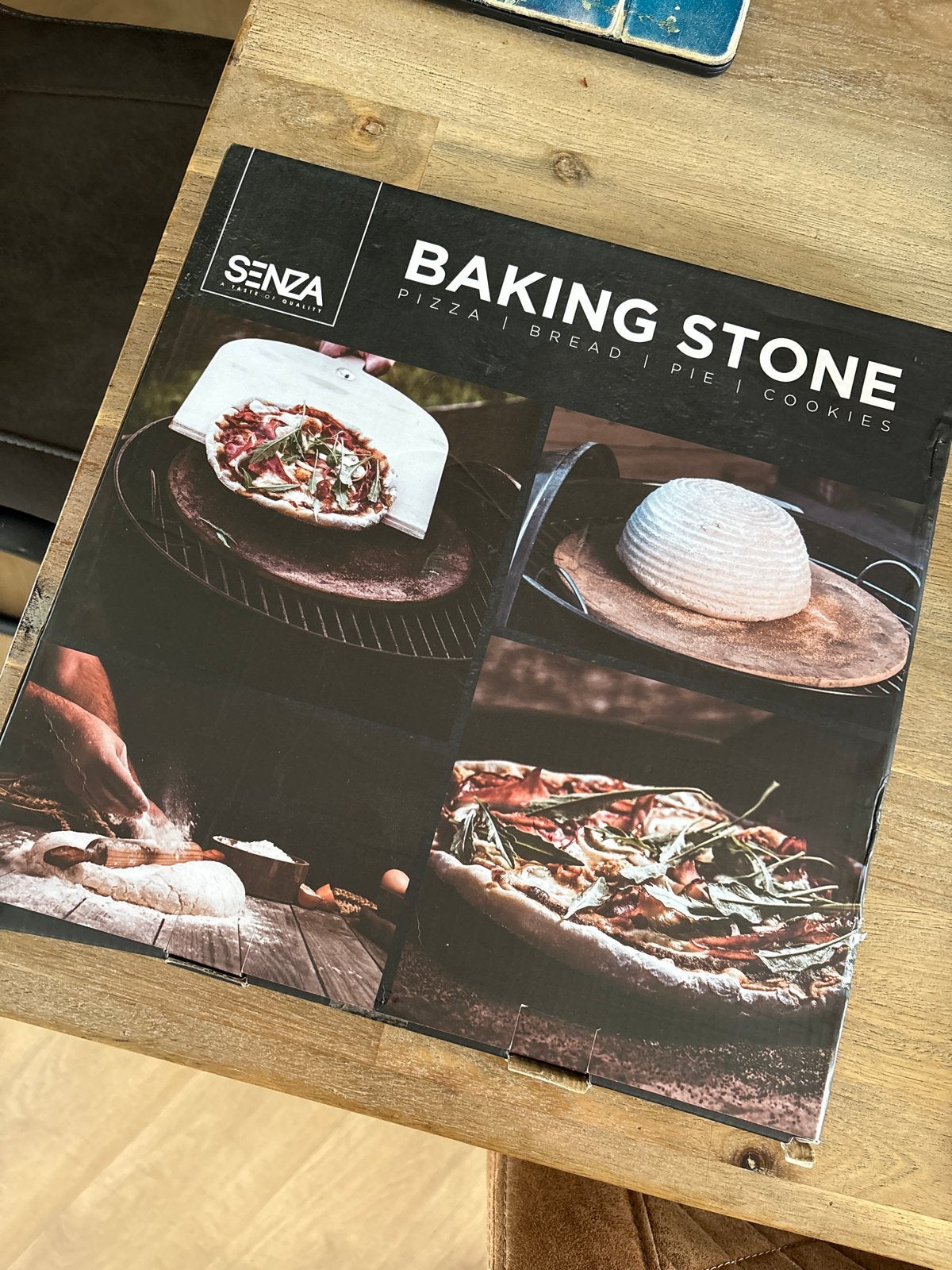 Senza Baksteen Pizza Brood Taart Koekjes Ø30cm, Tuin en Terras, Ophalen, Nieuw