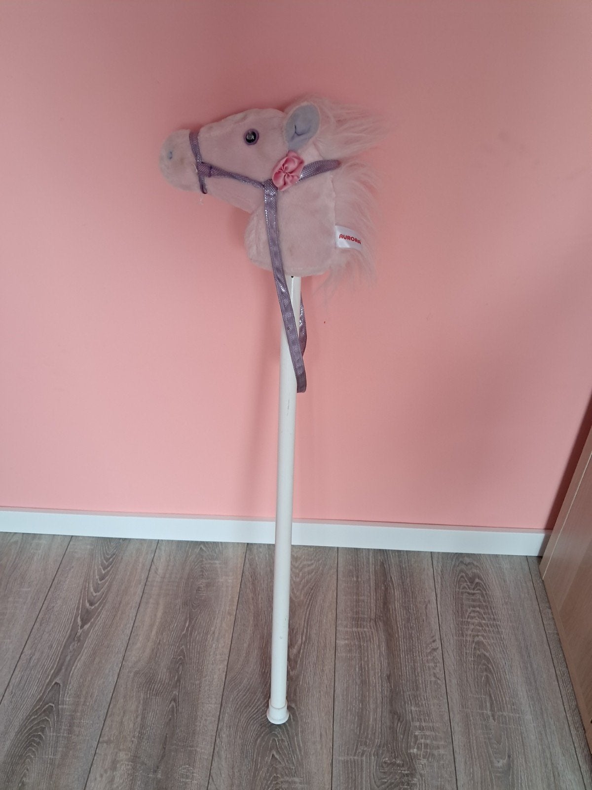 Roze stokpaardje, Ophalen, Zo goed als nieuw, Meisje