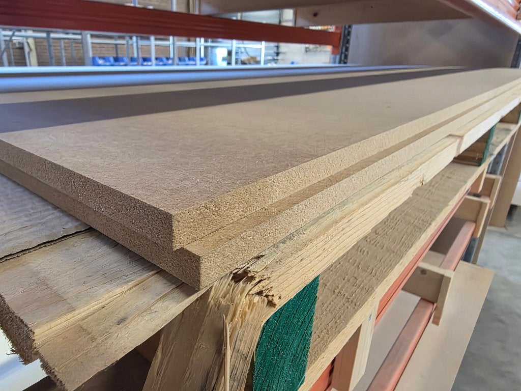 MDF platen 12mm 2,44 x 1,22 m - 2 stuks, Doe-het-zelf en Verbouw, Ophalen, Minder dan 20 mm, Nieuw