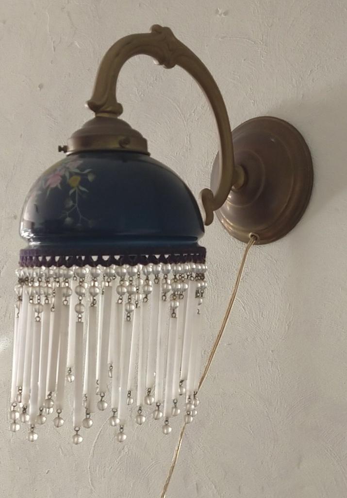 antieke franse Boudoir wandlamp, volgnr 70, Ophalen of Verzenden