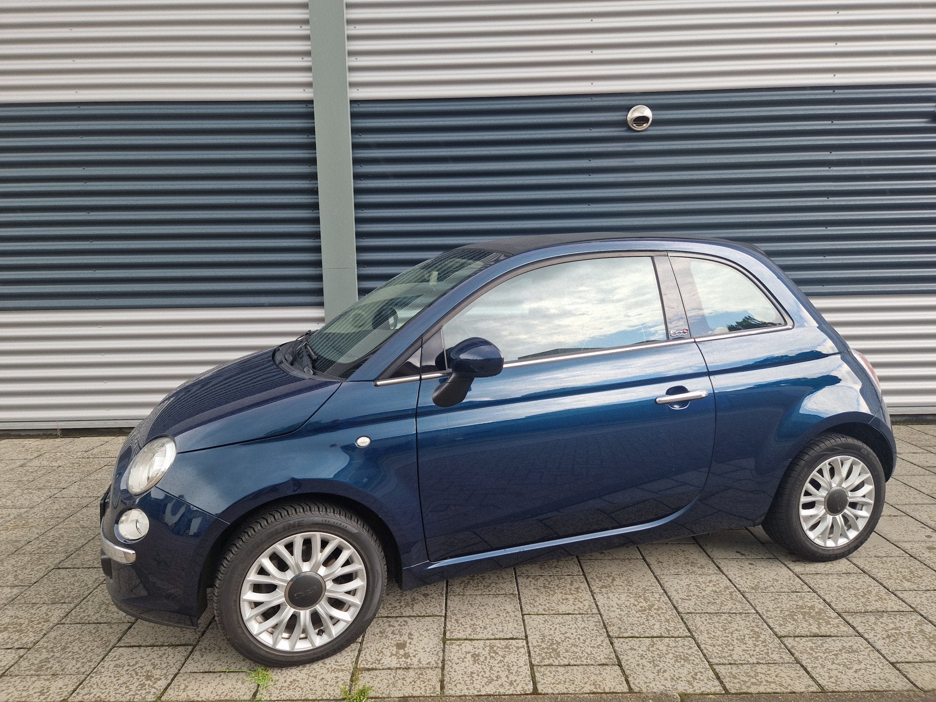 Fiat 500C 0.9 TwinAir Turbo Lounge Cabrio Airco PDC zeer moo, Gebruikt, Cabriolet, Origineel Nederlands, Bedrijf