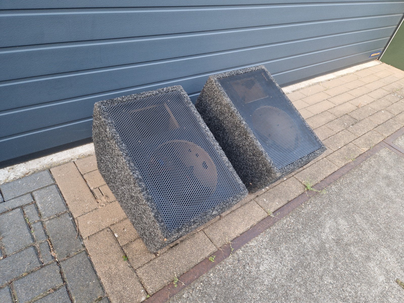 12" monitor kasten met filter zonder speakers