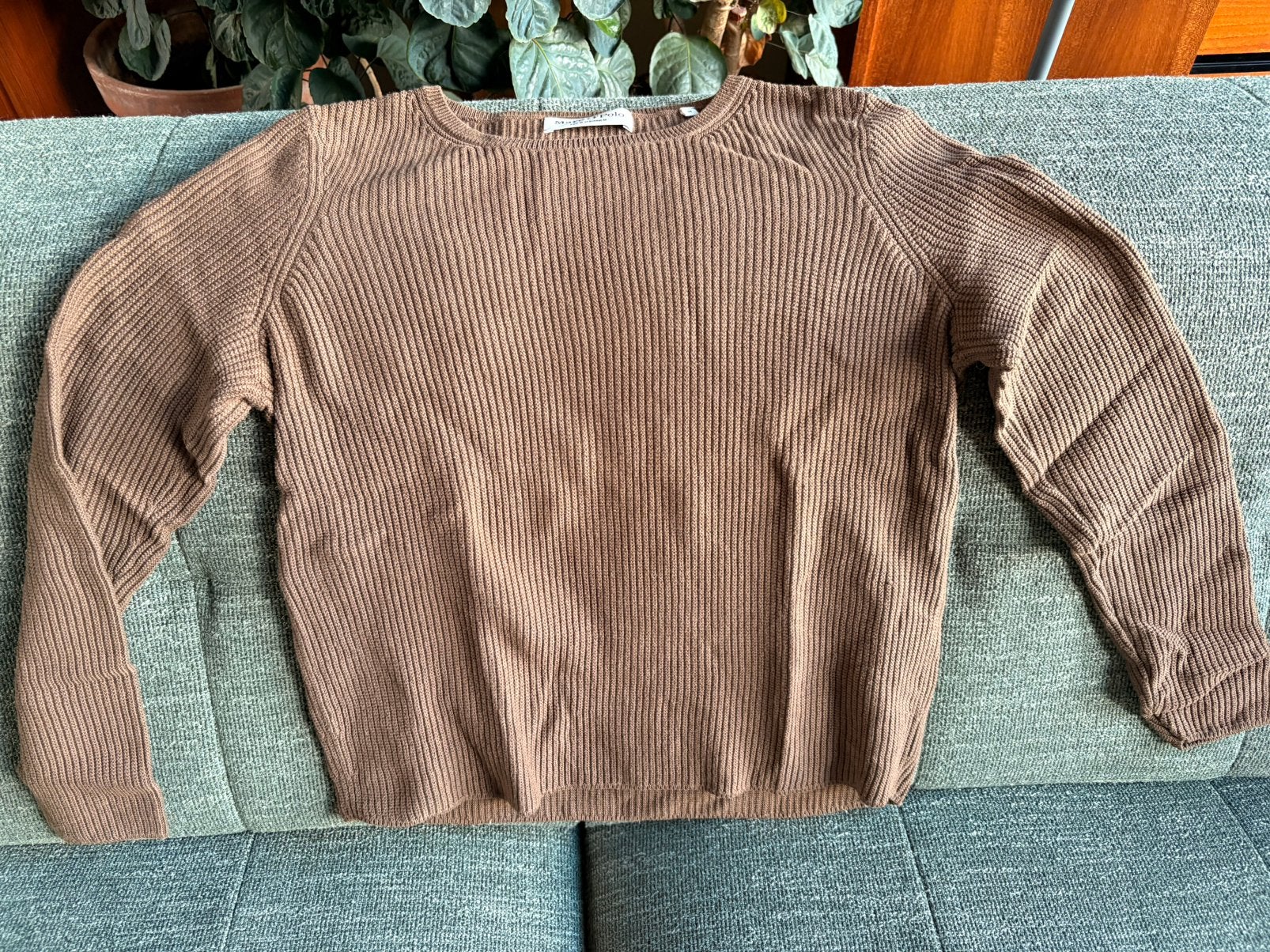 Nieuwe Marc O’Polo trui maat M katoen, Ophalen of Verzenden, Zo goed als nieuw, Maat 38/40 (M), Bruin