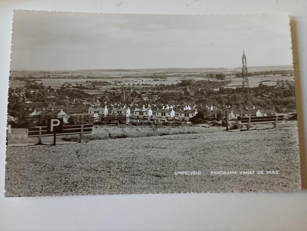 Simpelveld Panorama, Verzamelen, Ophalen of Verzenden, 1940 tot 1960, Ongelopen, Limburg