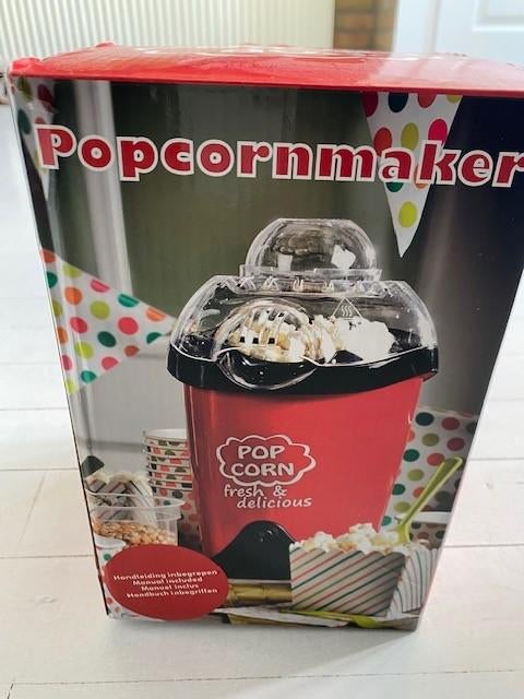 popcorn maker, Huis en Inrichting, Keuken | Keukenbenodigdheden, Ophalen, Overige typen, Kunststof, Zo goed als nieuw