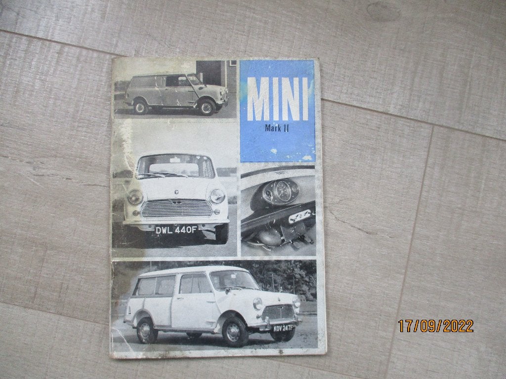 Austin Mini - Austin Innocenti - Instructieboekje -SALE !!, Auto diversen, Ophalen of Verzenden