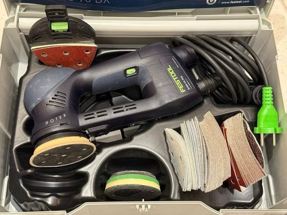 Festool Rotex 90 schuurmachines bouwjaar juni 2026!., Ophalen, Nieuw, Minder dan 600 watt, Excentrische schuurmachine
