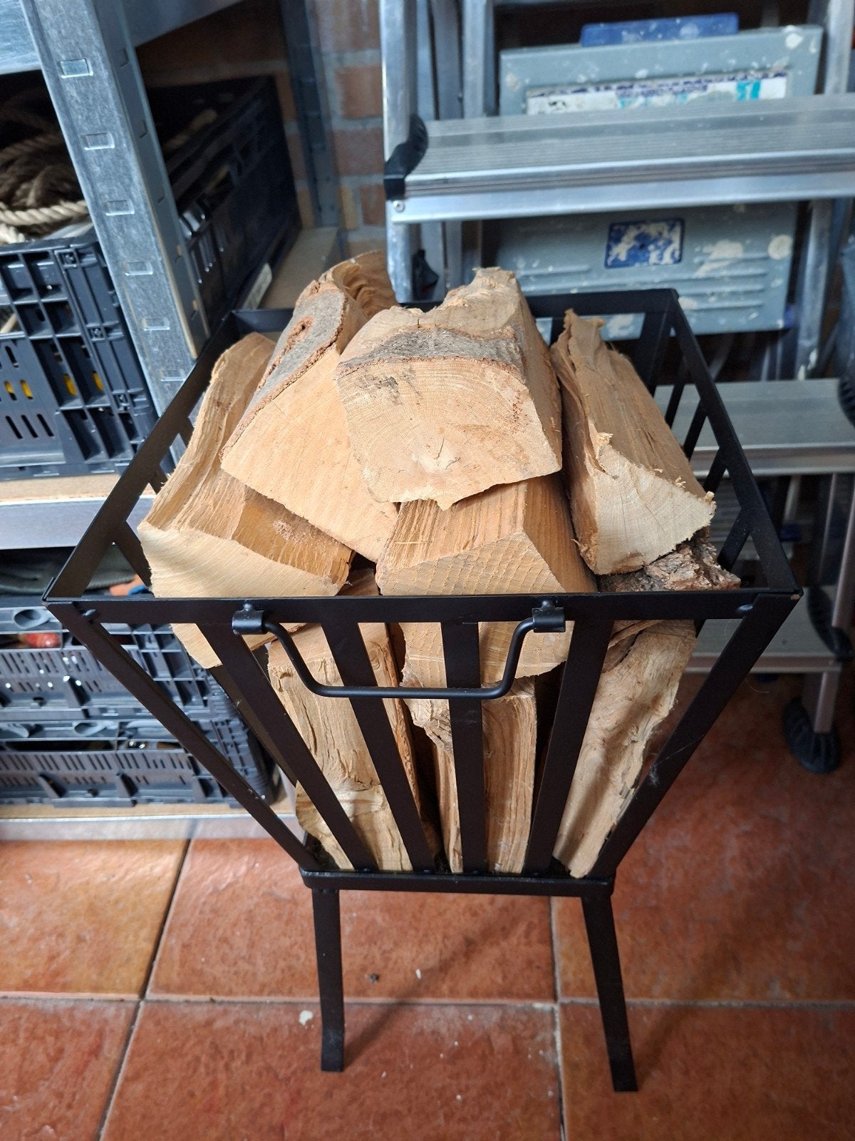 Nieuwe Vuurkorf -Inclusief Houtblokken, Ophalen of Verzenden, Nieuw, Vuurkorf