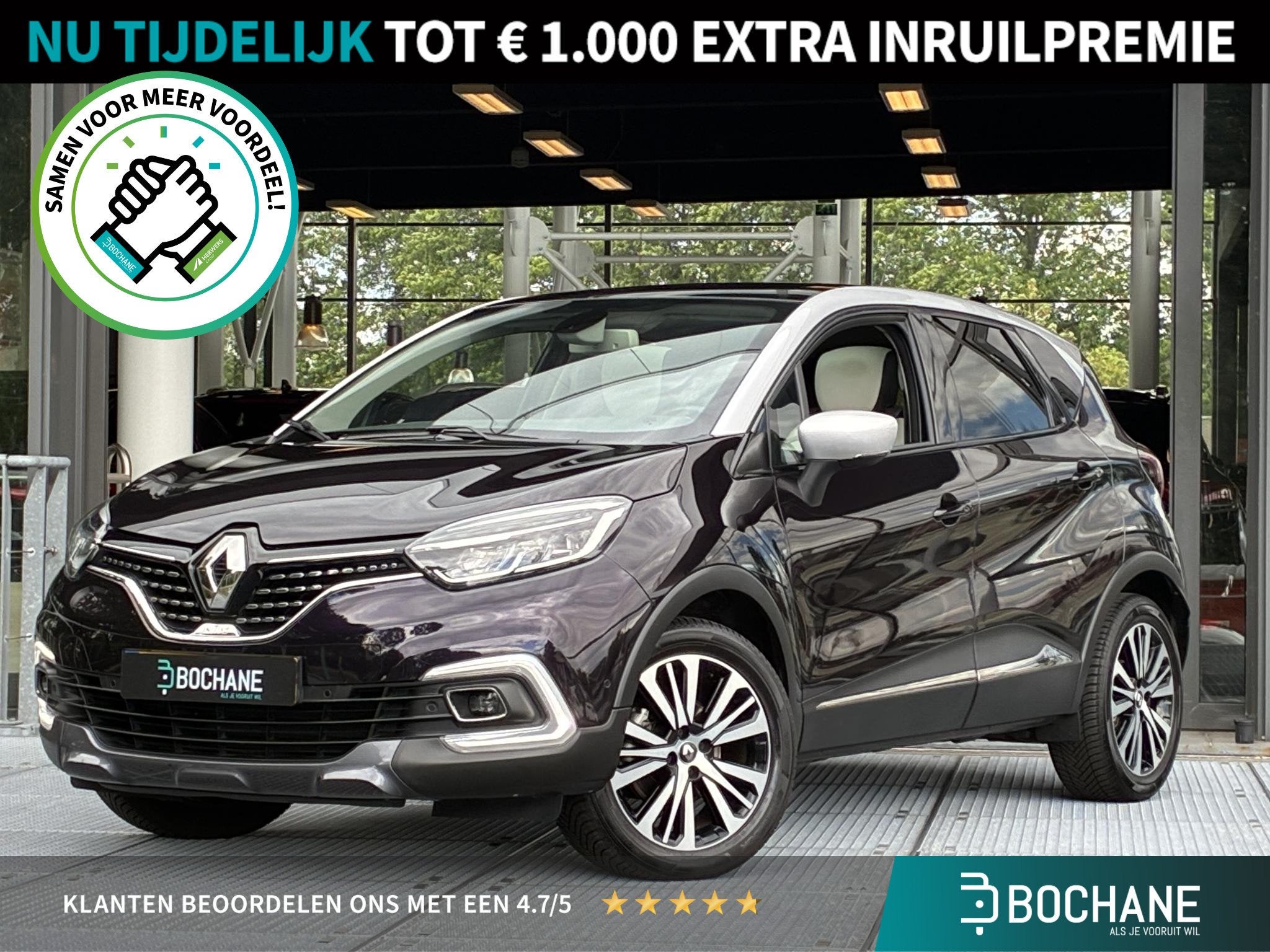 Renault Captur 1.2 TCe Initiale Paris Automaat | Leder | Sto