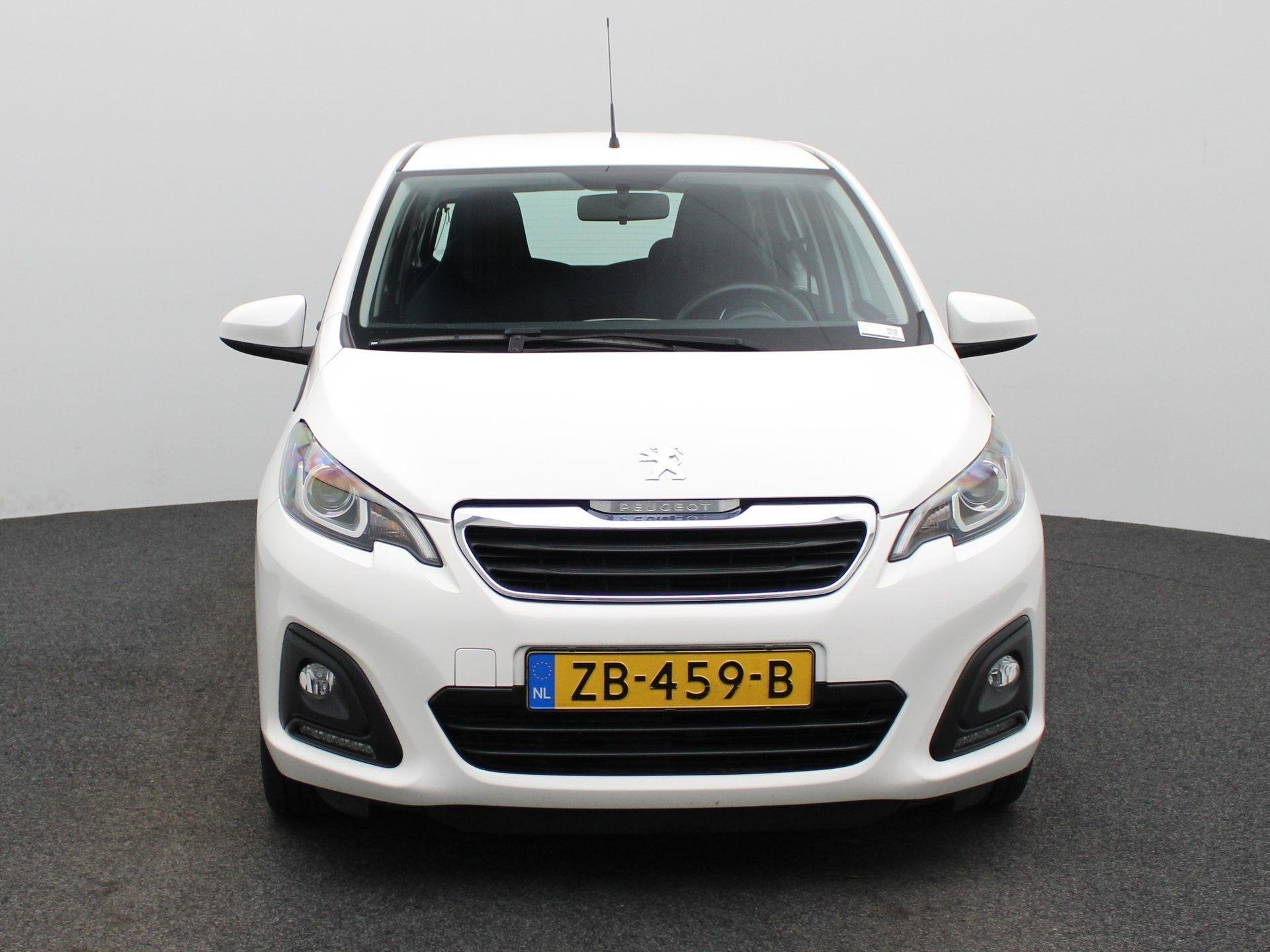 Peugeot 108 1.0 e-VTi Active l Airco l Carplay, Auto's, Stof, Gebruikt, 4 stoelen, Wit