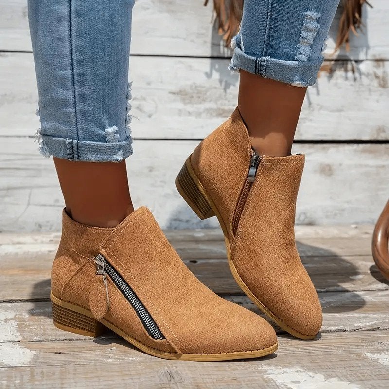Dames laarzen met korte hak licht bruin maat 41, Kleding | Dames, Schoenen, Ophalen, Bruin, Lage of Enkellaarzen, Nieuw